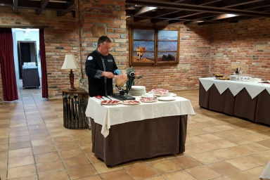 Cortador de jamón para eventos sociales Asturias